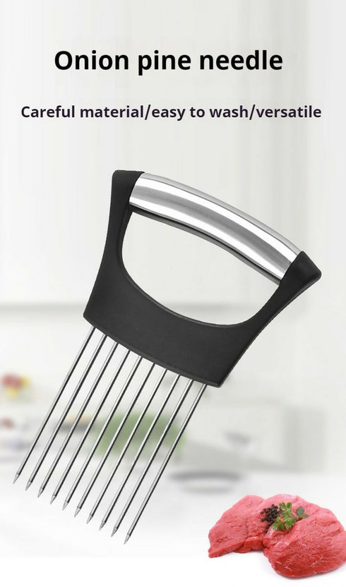 Multifunctional Stainless Steel Onion Pin Slicer