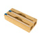 2-in-1 Bamboo Food Wrap Dispenser With Cutter