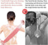 Silicone Back Scrubber Belt, Massage, Cleaning and Exfoliating Bath Brush - Pink