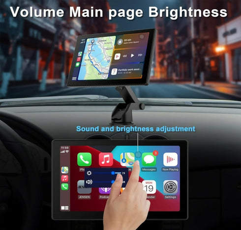 Carplay Screen, 9" Wireless Carplay & Android Auto