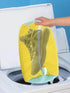 Fluffy Shoe Washing Bag - yellow