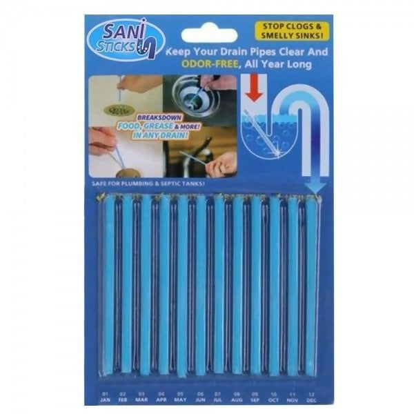 Sani Sticks Sewer Cleaning Rod Drain Cleaner