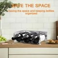 Stackable Plastic Wine Bottle Holder Rack