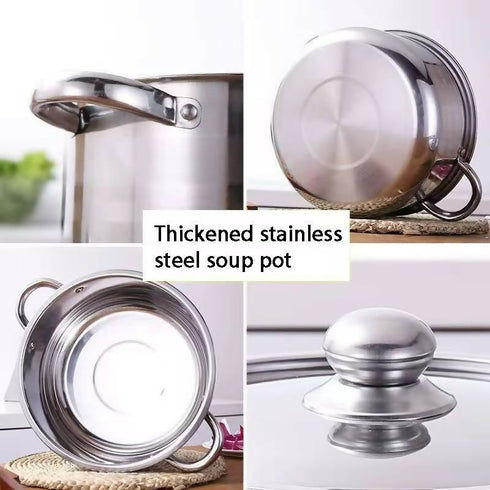 8 Piece Stainless Steel Cookware Set
