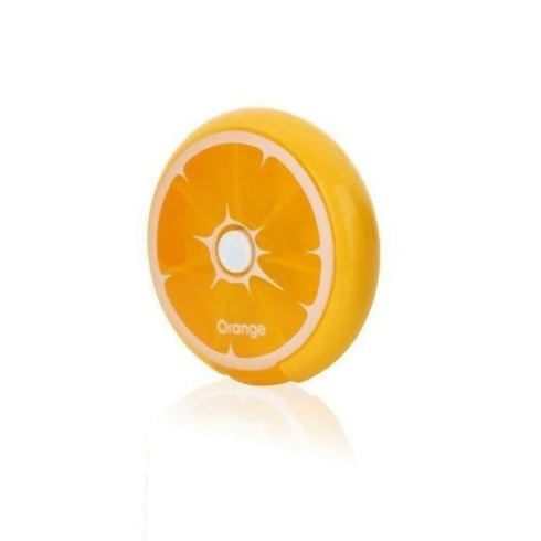 Cute Round Pill Box Pill Cases Pill Organiser - Orange