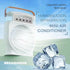 Portable Rechargeable Air Conditioner Fan, Mini Evaporative Air Cooler - White