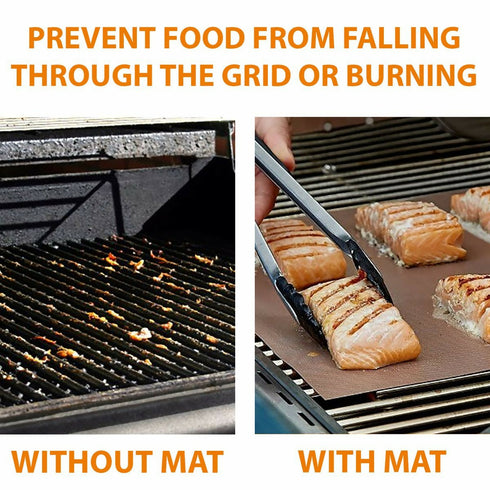 Heavy Duty Reusable Non-Stick BBQ Grill Mat