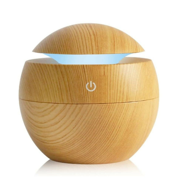 Wooden Grain Humidifier Aroma Essential Oil Diffuser - 200ml
