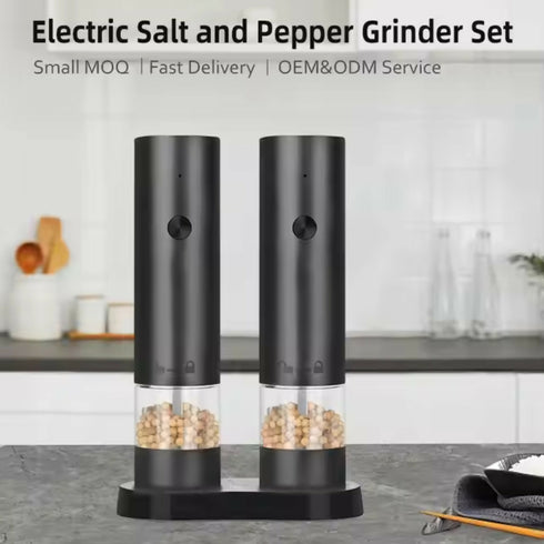 Premium Rechargeable Electric Spice Grinder set