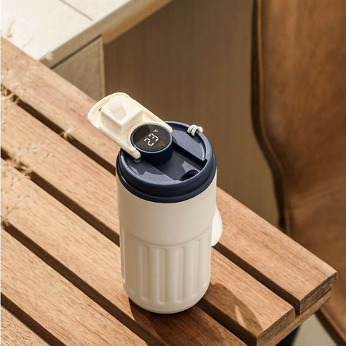 Temperature Display Thermos Travel Mug