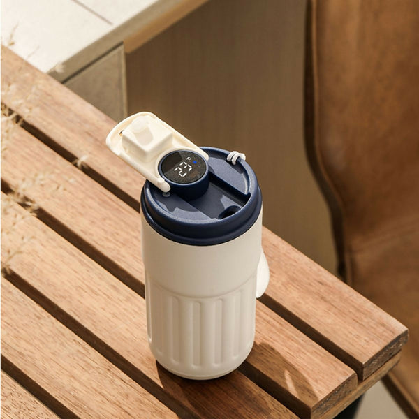Temperature Display Thermos Travel Mug