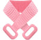 Silicone Back Scrubber Belt, Massage, Cleaning and Exfoliating Bath Brush - Pink