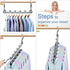 Magic Closet Hangers for Clothes Space Saving Organizers - - Pack of 10