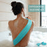 Silicon Back Scrubber and Exfoliating strap - blue