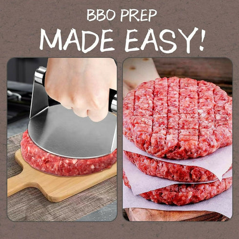 Stainless Steel Hamburger Press