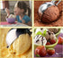3 Pack - Stainless Steel Ice Cream Scoops - Silver