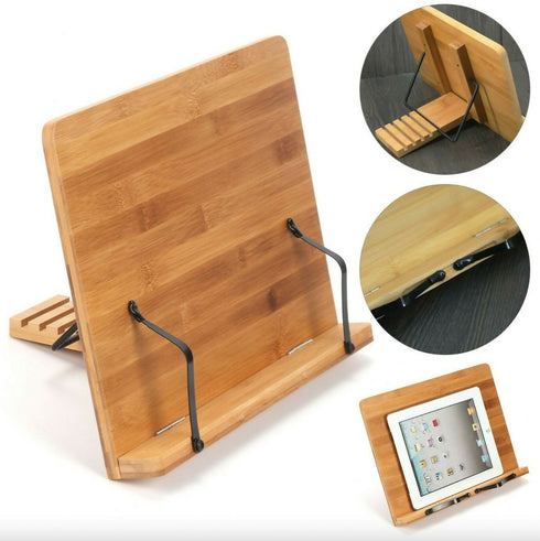 Multifunction Wooden Book Stand - Small