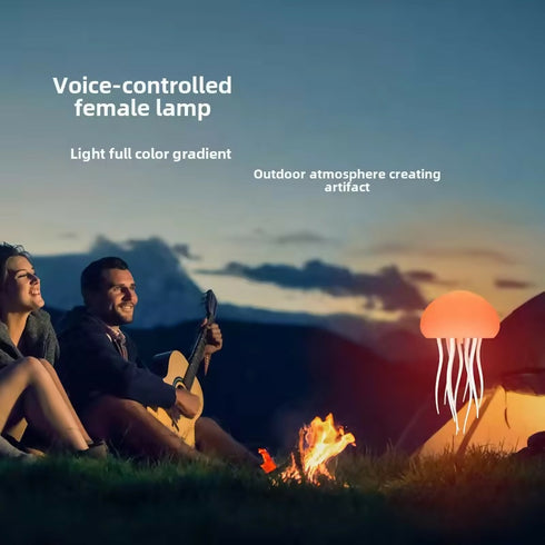 Rotating Voice Controlled Jellyfish Ambient Light