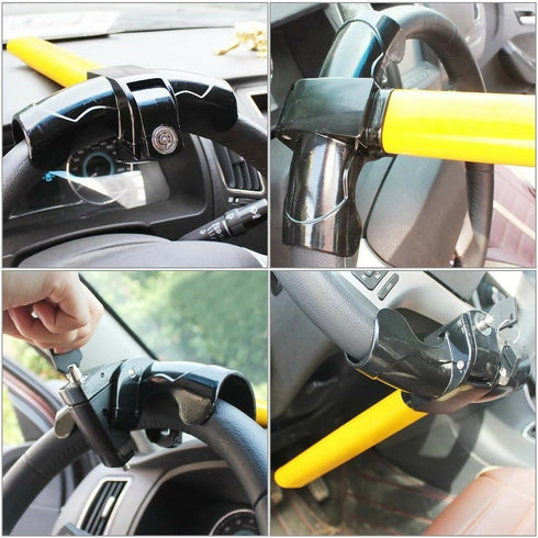 Universal Armored Anti-Theft Car Steering Wheel Lock