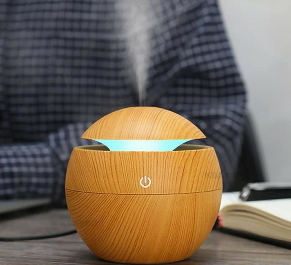 Ultrasonic Aroma Humidifier-brown