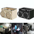 Car Paper Box Hanging Armrest Box Storage Box Cup Holder - Black