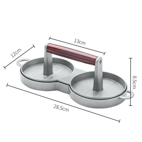 Double Burger Meat Press Mold Non-Stick