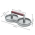 Double Burger Meat Press Mold Non-Stick