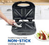 2 Slice Sandwich Maker Stainless Steel-RAF