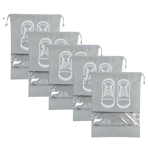 Shoe Bag For Travel & Storage Organizer - Pack of 5