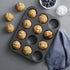Round Non-Stick Cake Baking Mould 3 Pieces And Muffin Pan 12 Cup