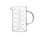 Jug 1L Borosilicate Glass With Measurements - Kitchen Essentials