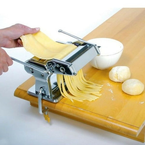 Household Pasta Noodle Machine Stainless Steel Manually Pressing Machine