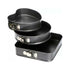 Non Stick Shape Cake Mould Pan 3 Pieces & Muffin Pan 12 Cup (Combo)