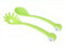 Kitchen Silicone Non-Stick Pasta Claw Spoon - green