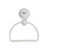Bathlux Single Towel Rack With Suction Cup