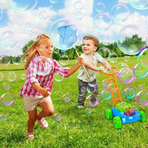 Bubble In The Making Outdoor Lawn Mower - Green