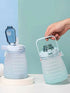 Large Capacity Bottle with Straw