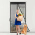 Pack of 2 - Magic Mesh - Hands-Free Magnetic Screen Door - black