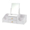 Desk Organiser Drawer For Office room And bedroom With Square Mirror