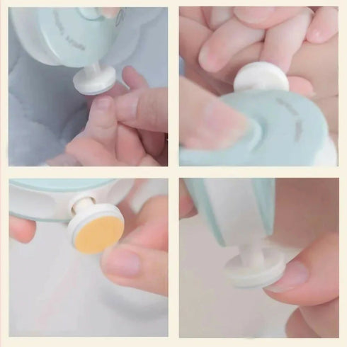 Green Baby Electric Nail Clipper Easy to Cut Suitable for Newborns