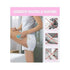 Epilator Painless Hair Removal Exfoliator - Gentle Skin Friendly Full Body - Black