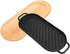 Cast Iron Steak Grill Pan with Wooden Serving Tray Thick Griddle Plate