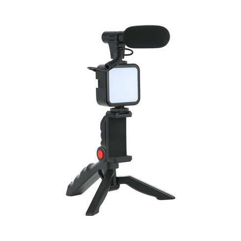 Professional Vlogging kit With Mic, Led Light And Tripod