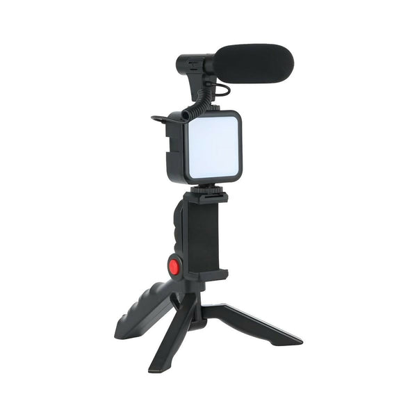 Professional Vlogging kit With Mic, Led Light And Tripod