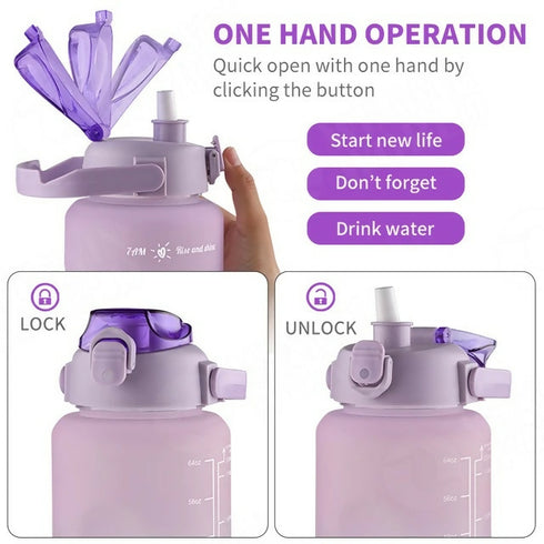 Pack Motivational Water Bottle