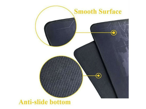 Large World Map Mouse Pad