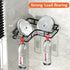5 Piece Set Metal Triangle Corner Storage Rack For Bathroom Shower - Black