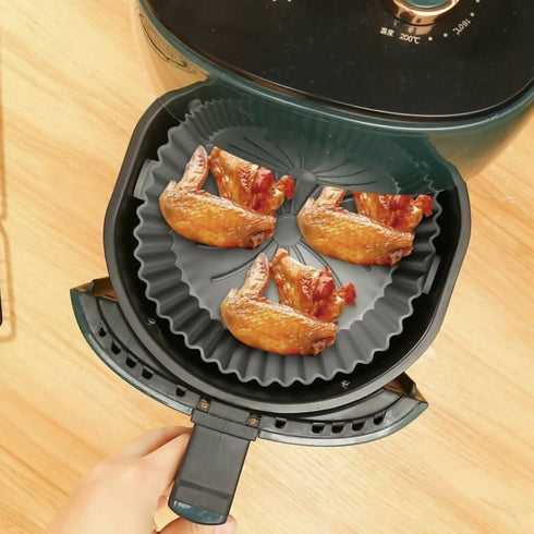 Washable Air Fryer Silicon Floppy Lining - Blue