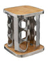 Rotating Spice Rack - 12 Jars - silver
