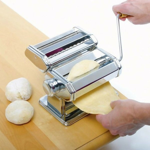 Household Pasta Noodle Machine Stainless Steel Manually Pressing Machine